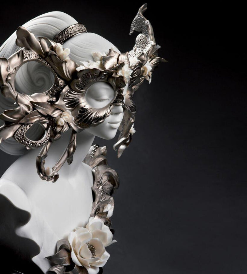 Lladro Carnival Fantasy Sculpture Limited Edition Silver Lustre