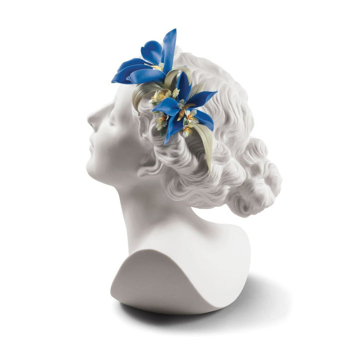 Lladro Daisy with Flowers Woman Bust