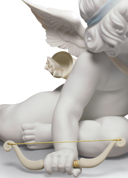 Lladro Eros and Psyche Angels Figurine