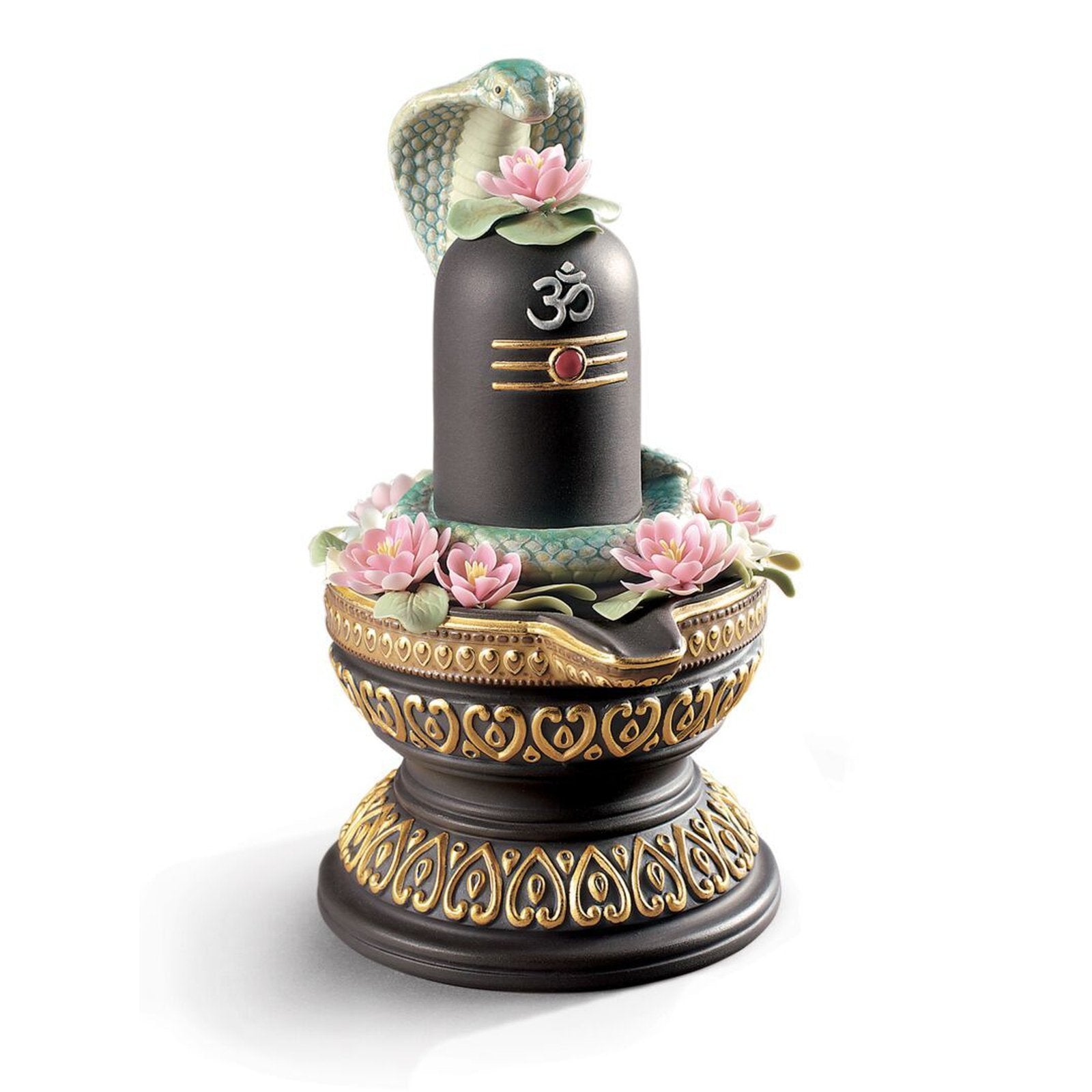 Lladro Lingam Figurine Golden Lustre