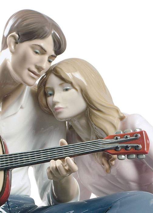 Lladro Our Song Couple Figurine