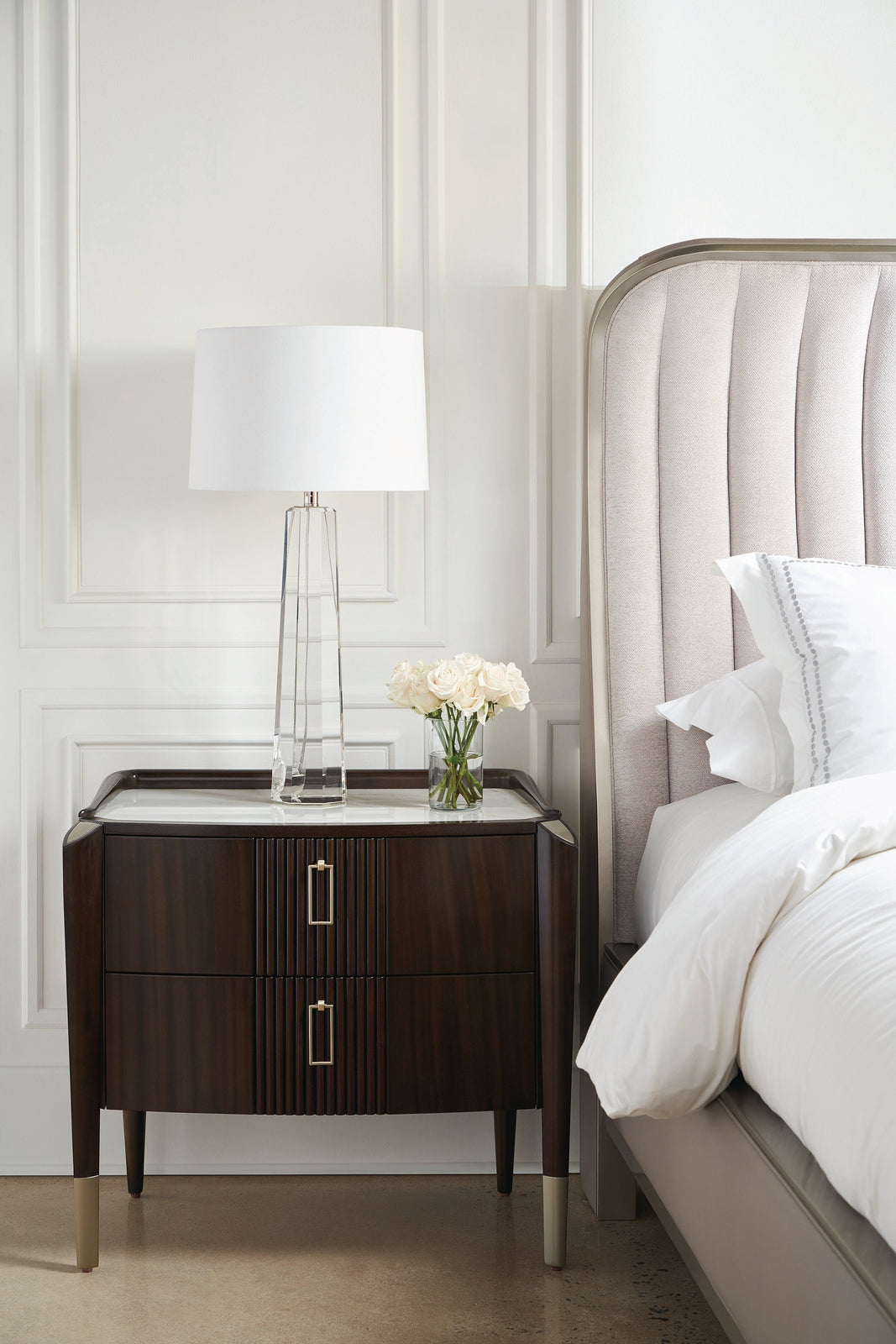 Caracole Compositions Oxford Upholstery Queen Bed INV