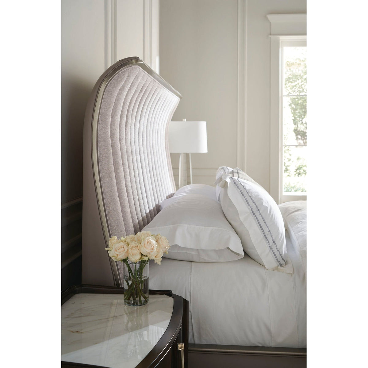 Caracole Compositions Oxford Upholstery Queen Bed INV