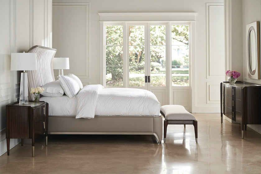 Caracole Compositions Oxford Upholstery Queen Bed INV