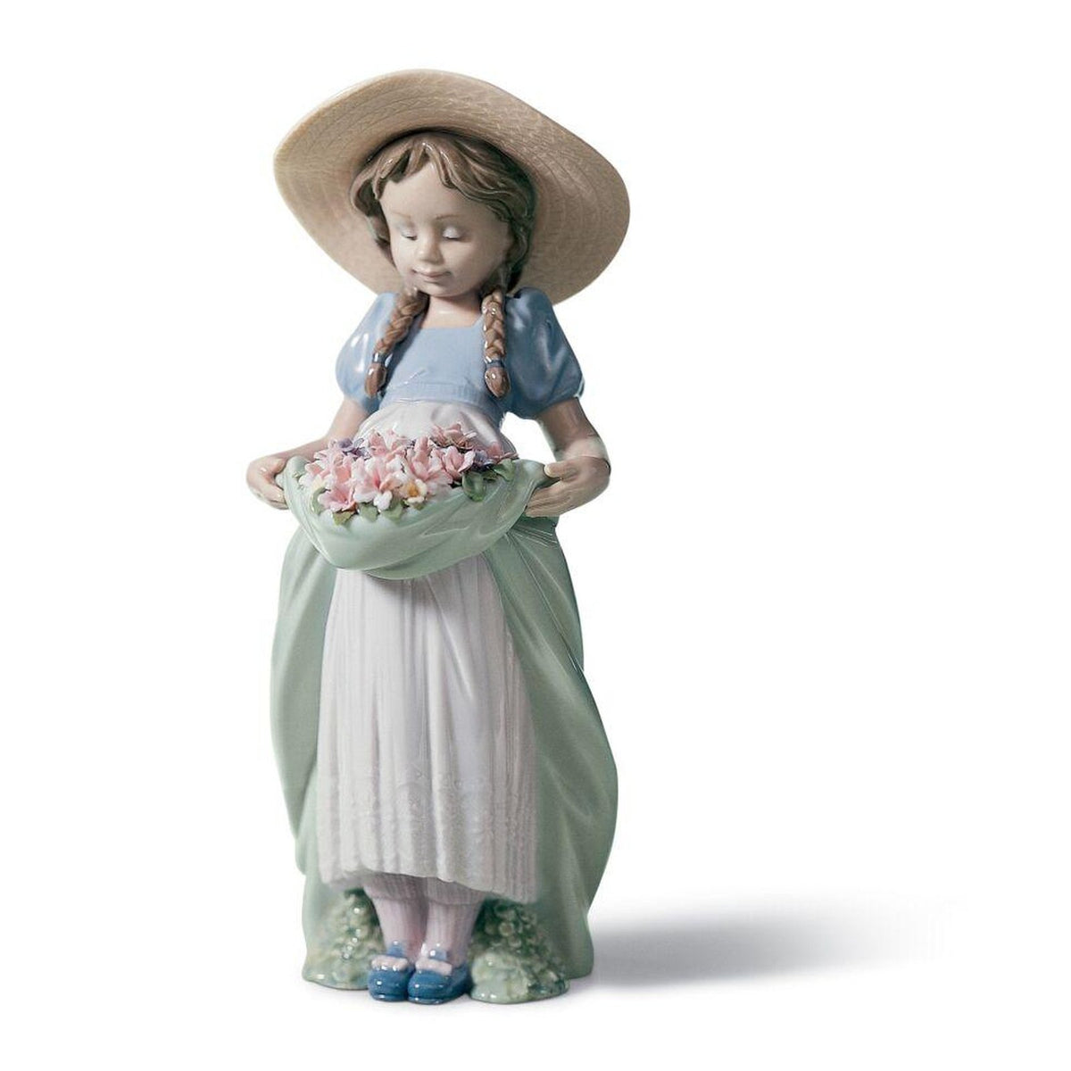 Lladro Bountiful Blossoms Girl Figurine
