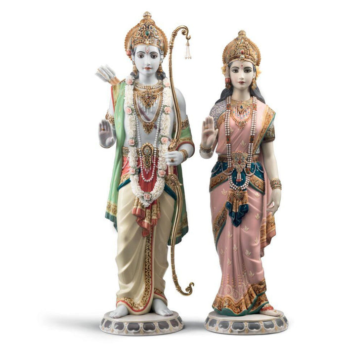 Lladro Rama and Sita Sculpture Limited Edition