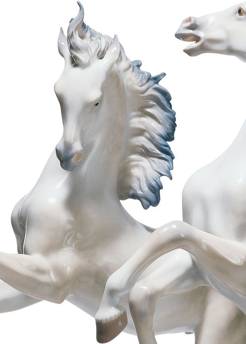 Lladro Free as The Wind Horses Sculpture Limited Edition