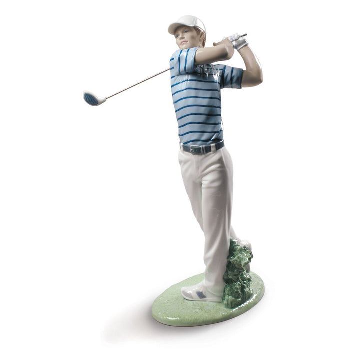 Lladro Golf Champion Man Figurine