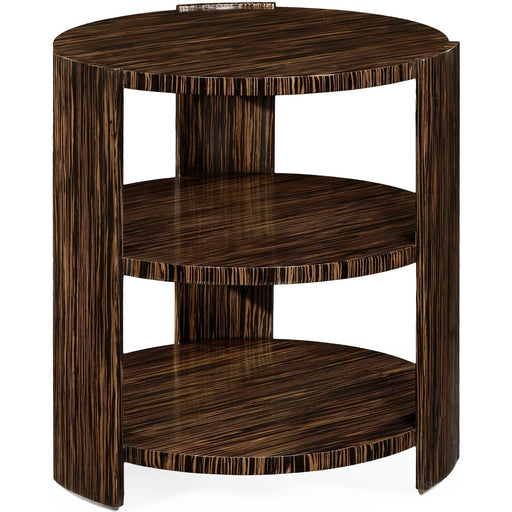 Jonathan Charles Modern Accents Metropolitan 3-Tier Round End Table