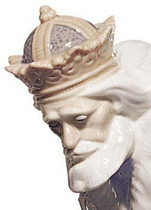 Lladro King Melchior Nativity Figurine-II