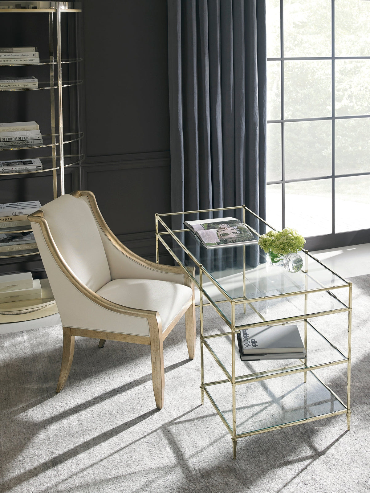 Caracole Up, Up, And Away Display Cabinet INV