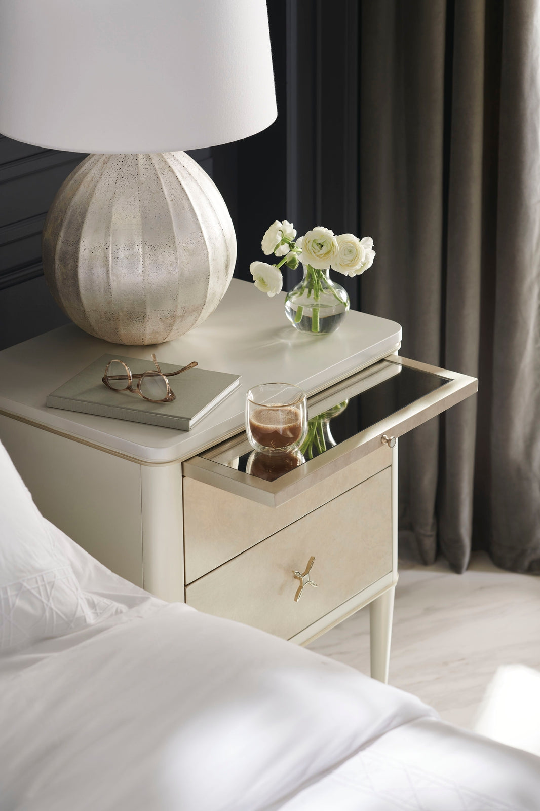 Caracole Classic Finishing Up Nightstand INV