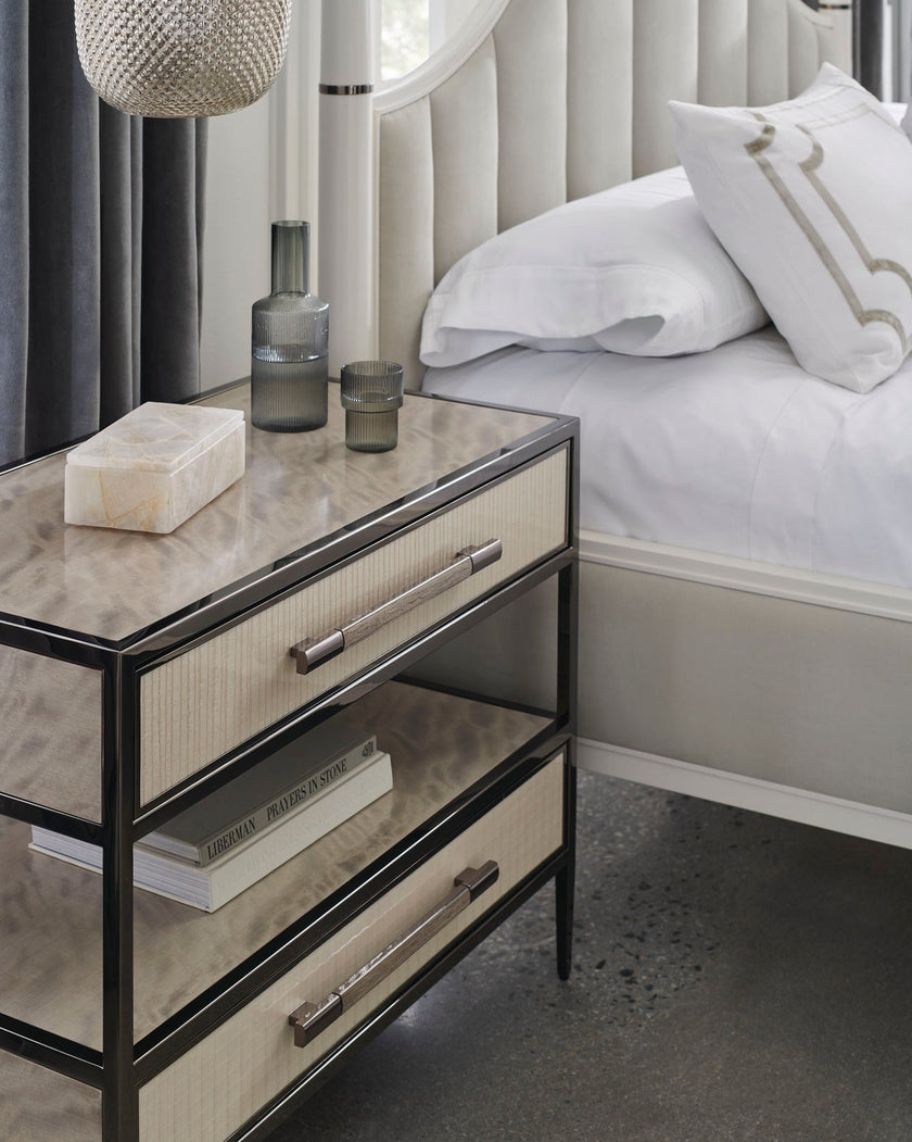 Caracole Classic Dual Impressions Nightstand INV