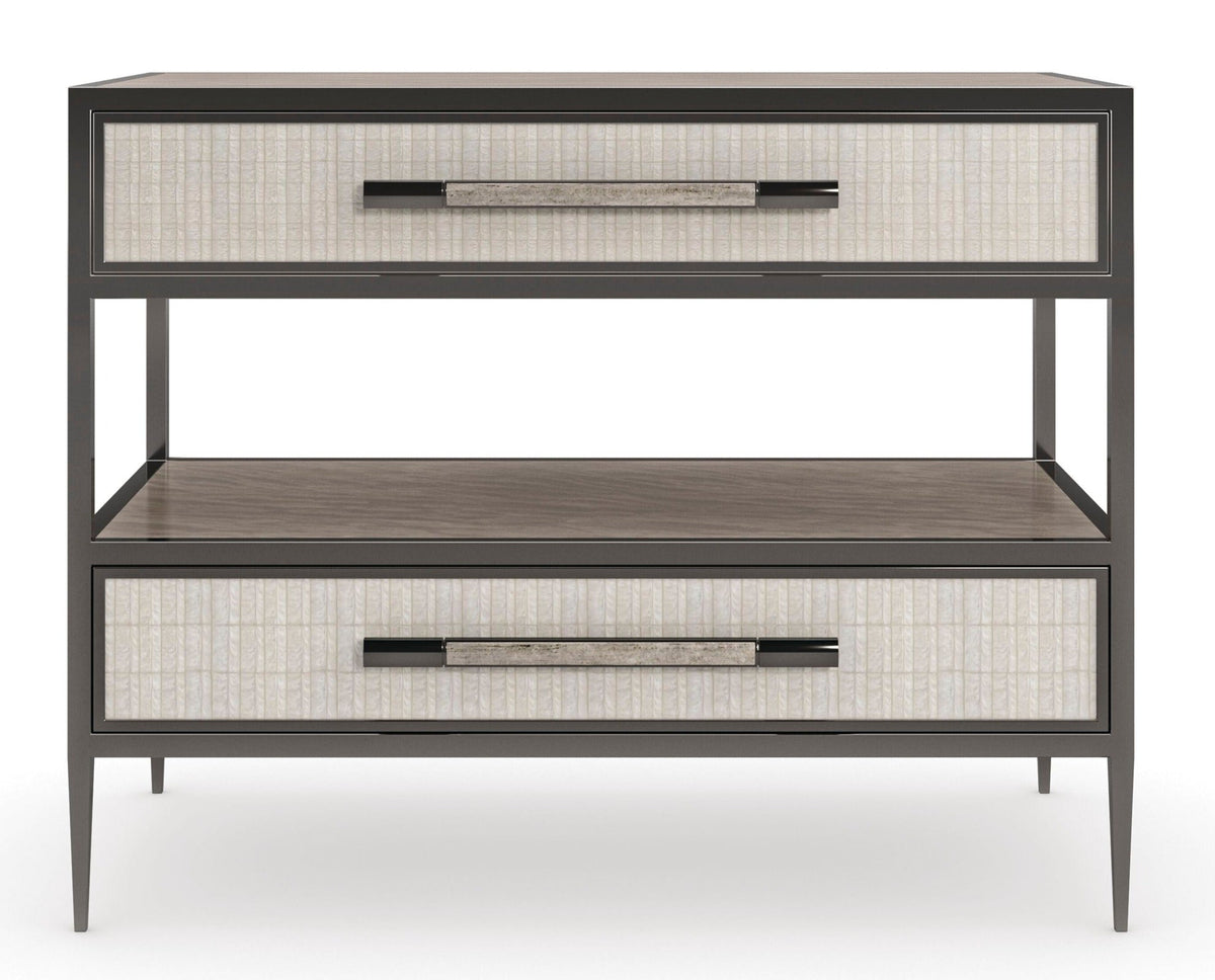 Caracole Classic Dual Impressions Nightstand INV