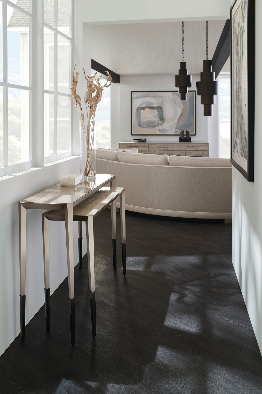 Caracole Upholstery Deep Retreat L-Shaped Sectional