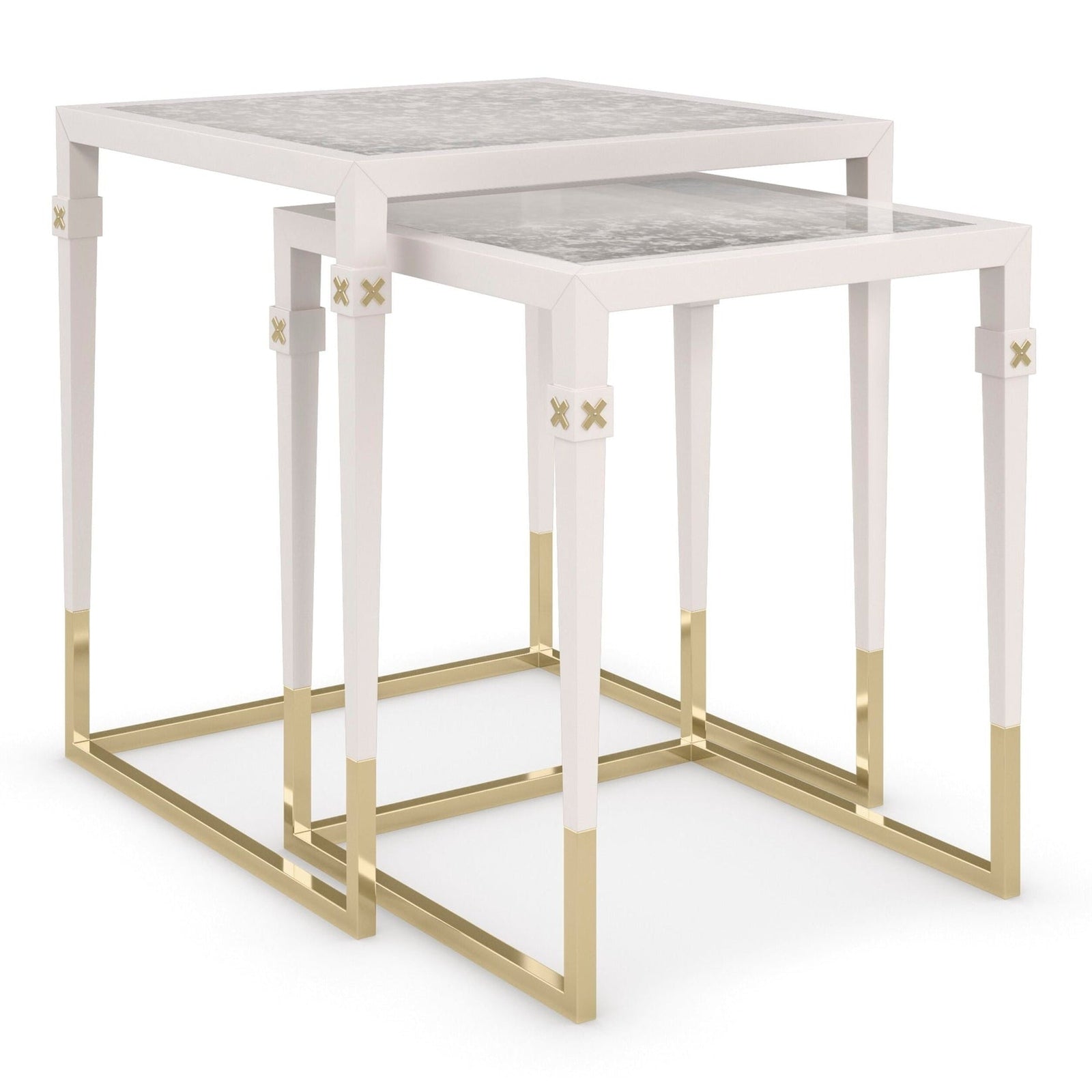 Caracole Classic Better Together Nesting Tables Open Box