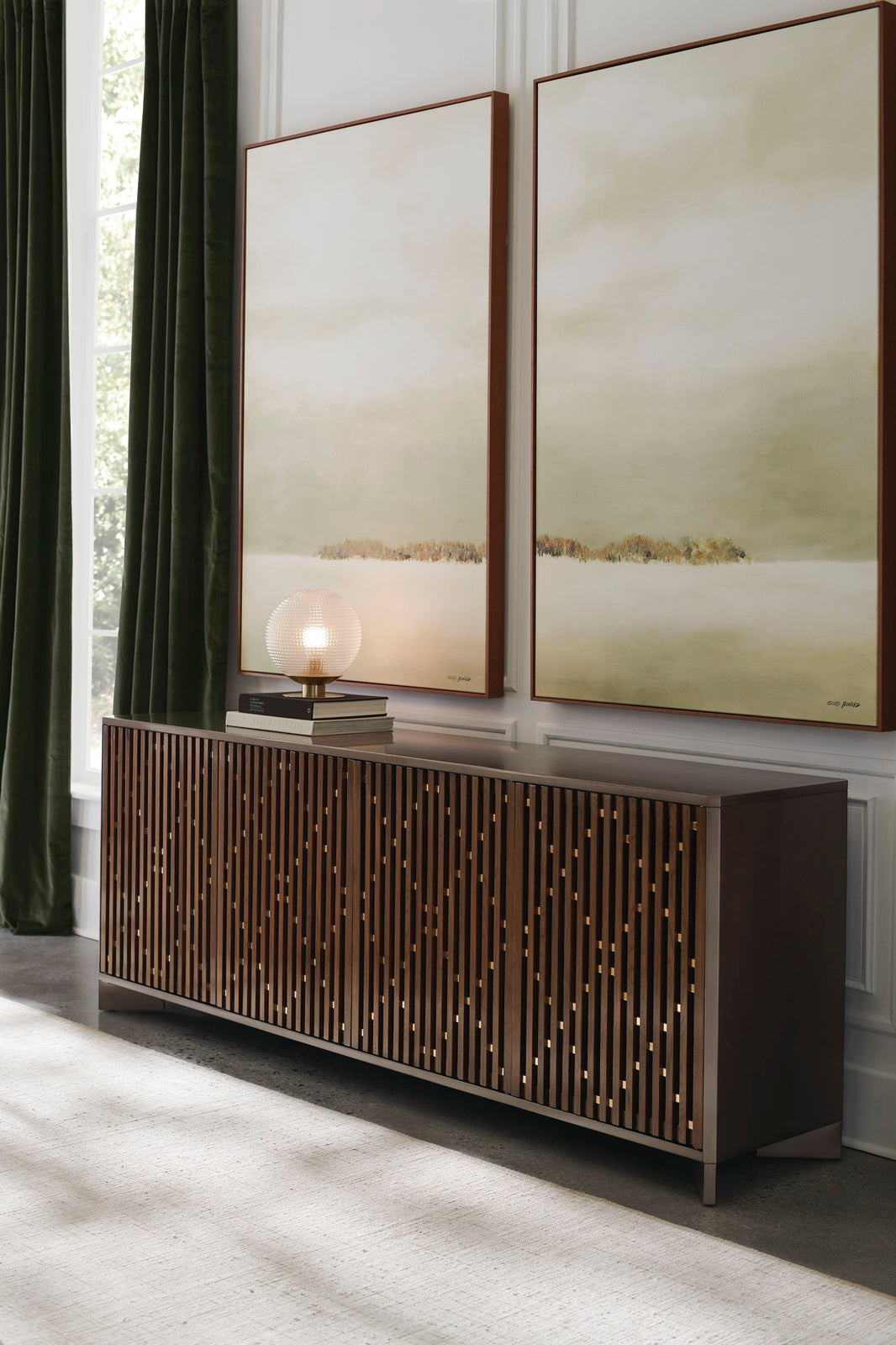 Caracole Classic Diamond In The Rough Console & Desk Clearance