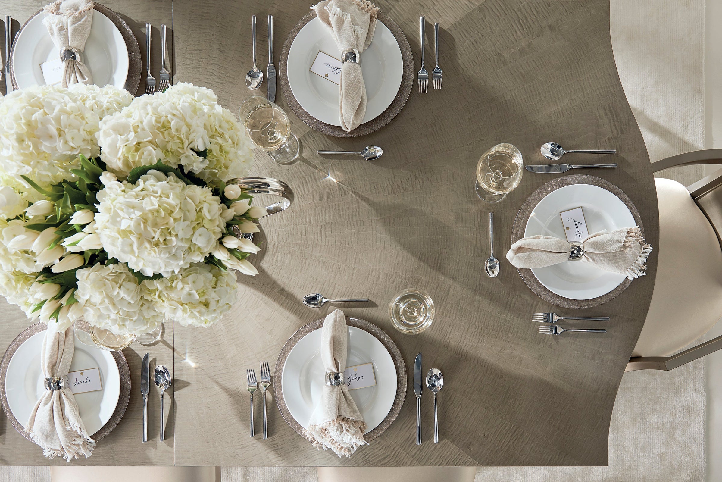 Caracole On A Silver Platter Dining Table