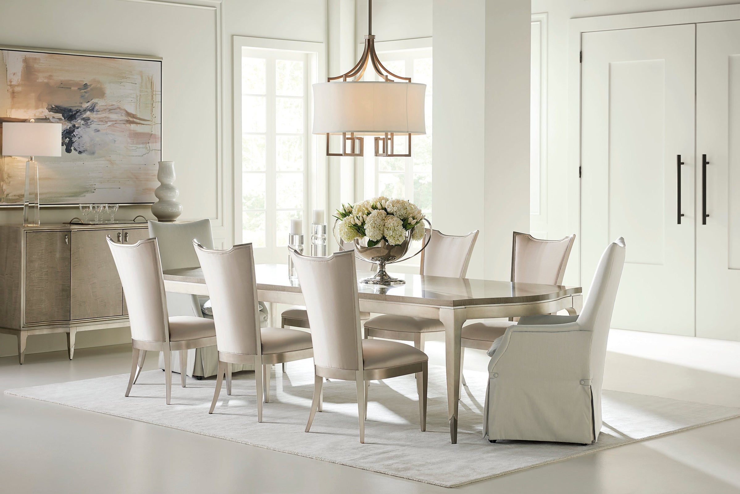 Caracole On A Silver Platter Dining Table