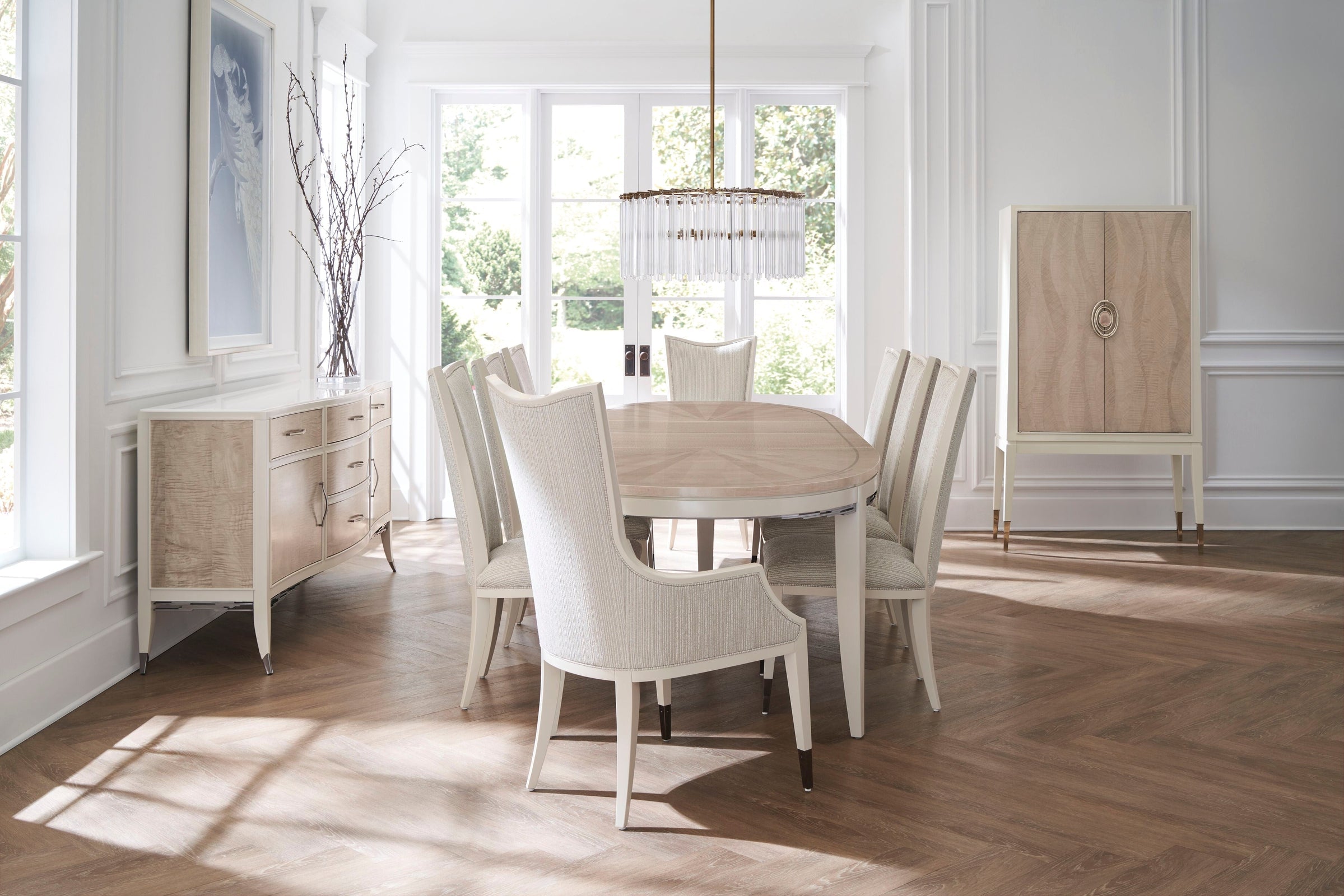 Caracole Classic Lady Grey Side Chair INV