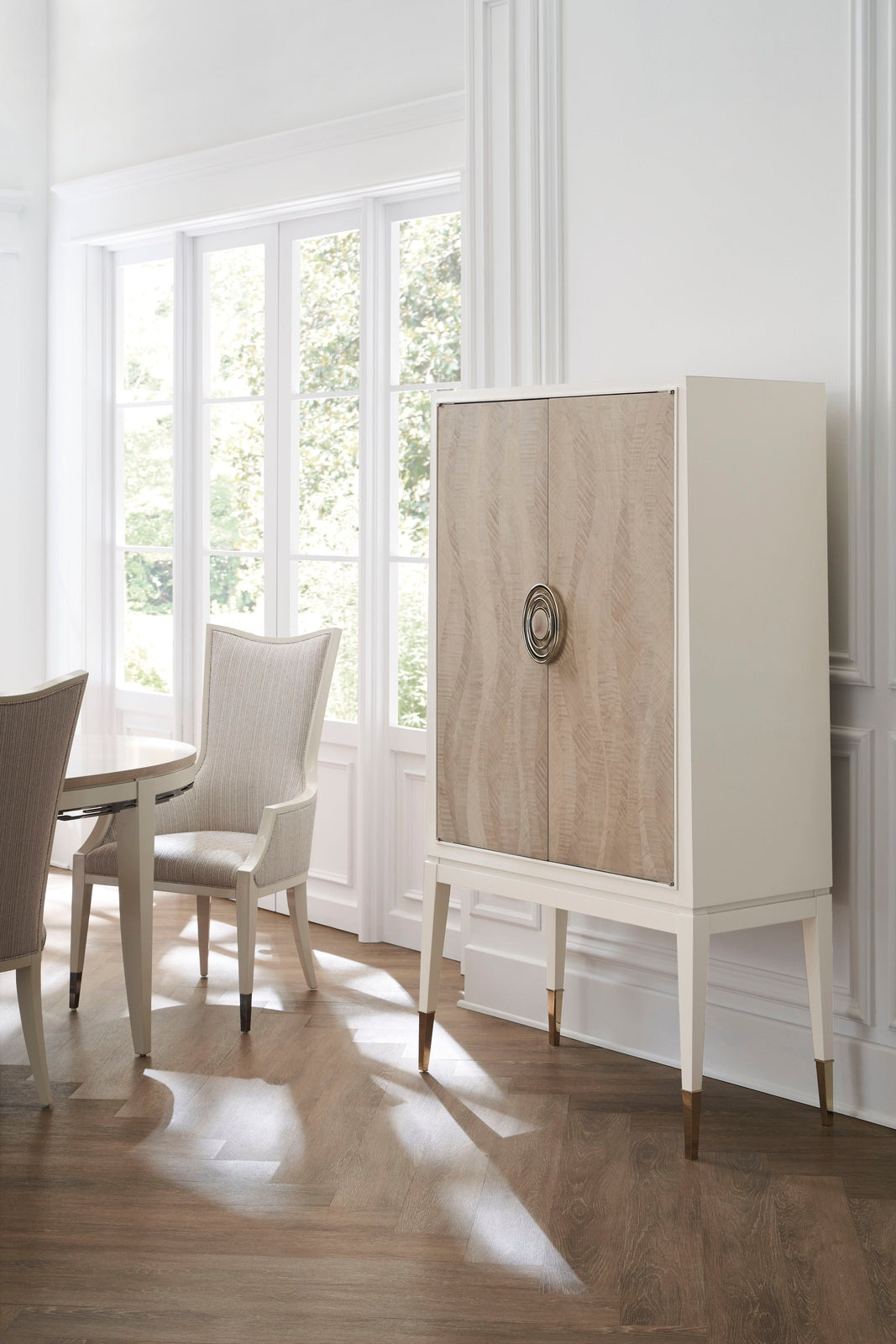 Caracole Classic Lady Grey Side Chair INV