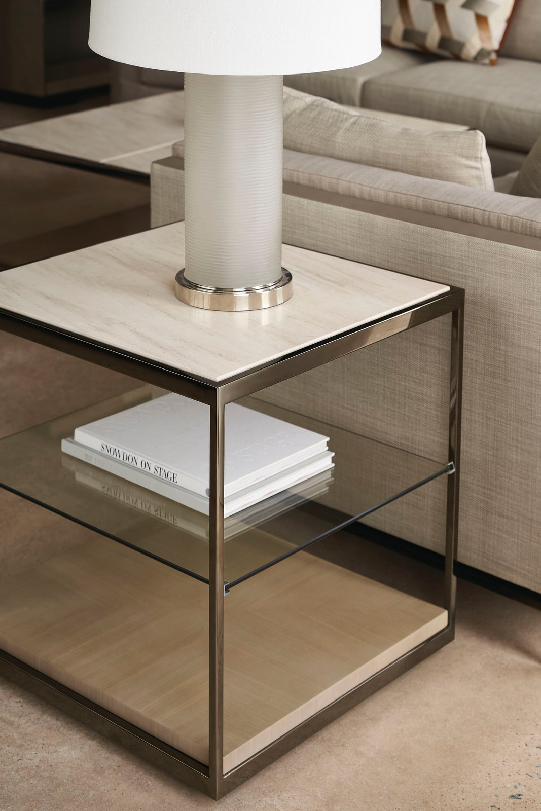 Caracole Classic Quadrant Cocktail Table INV