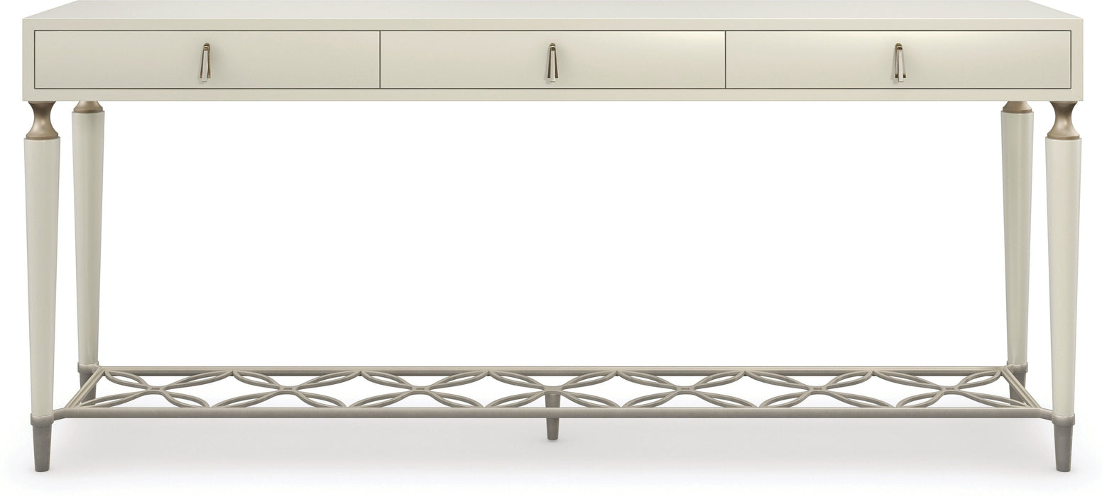 Caracole Classic Constantly Charming Console Table DSC
