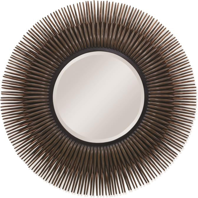 Century Furniture Curate Rattan Burst Mirror