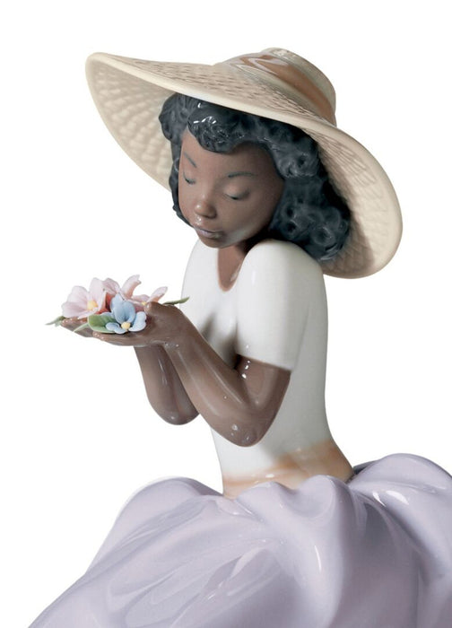 Lladro Sweet Fragrance Girl Figurine
