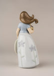 Lladro Little Violet Girl Figurine