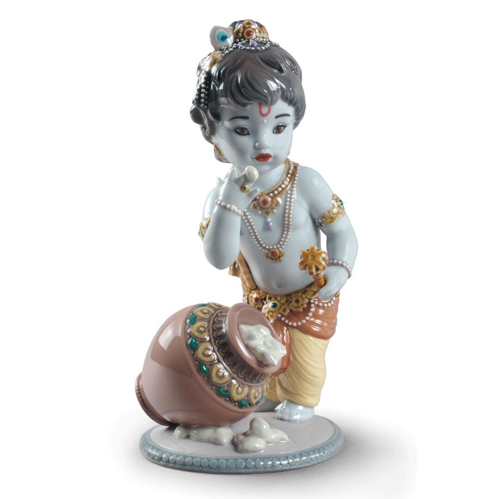 Lladro Krishna Butterthief Figurine
