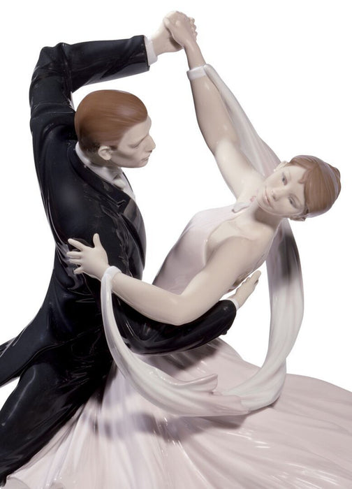 Lladro Elegant Foxtrot Couple Figurine Limited Edition