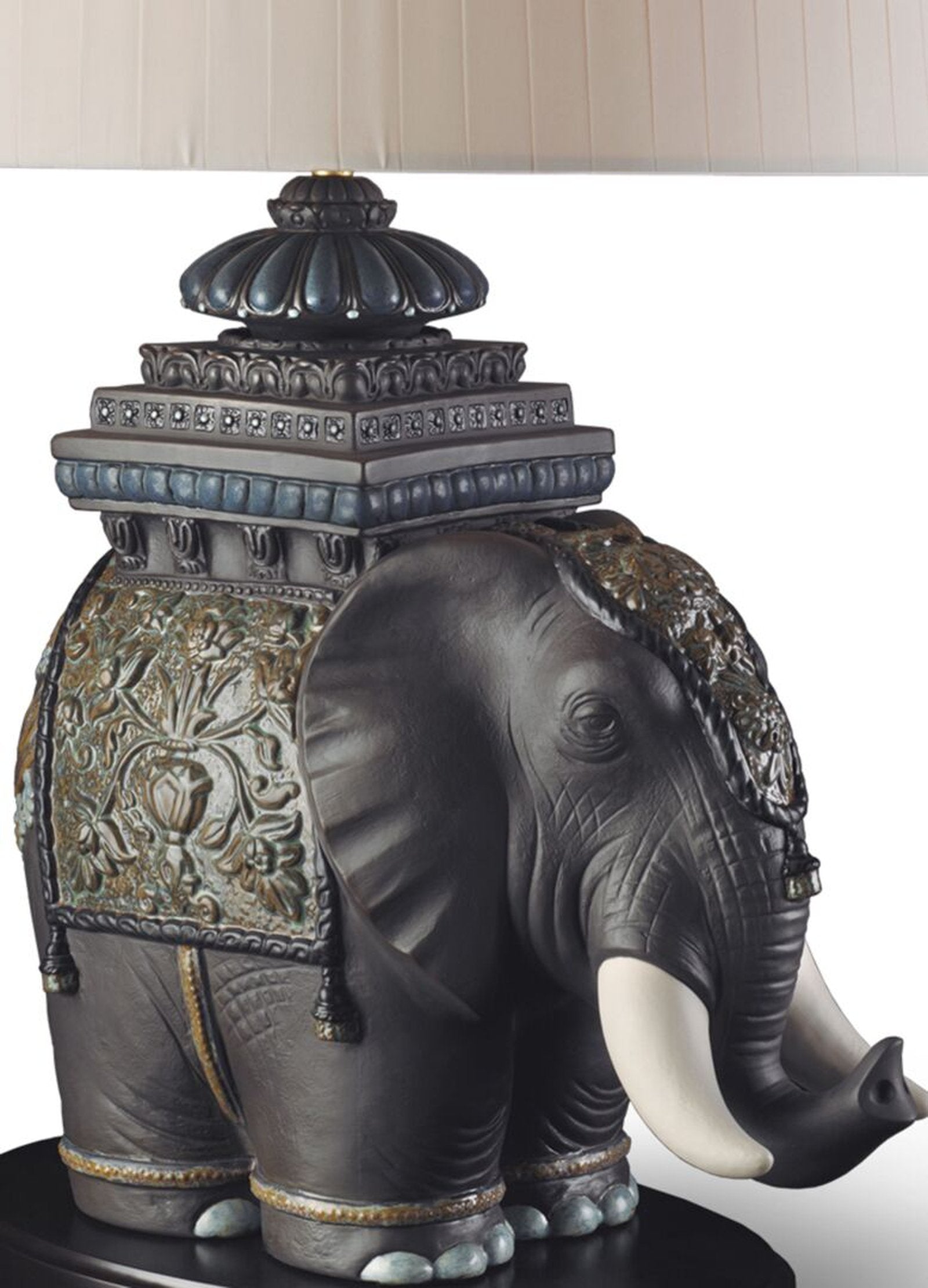 Lladro Siamese Elephant Table Lamp (US)