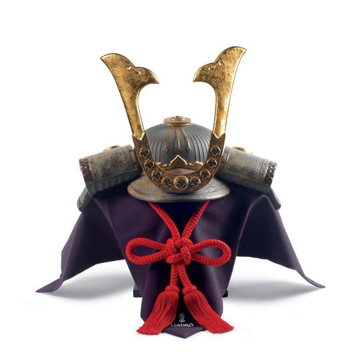 Lladro Samurai Helmet Figurine Limited Edition