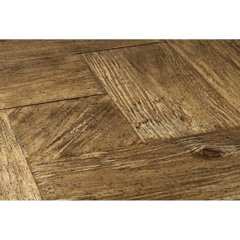 Jonathan Charles Casual Accents Square Coffee Table with Iron Base