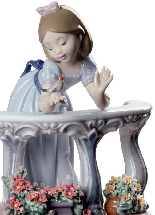 Lladro Morning Song Girl Figurine Special Edition