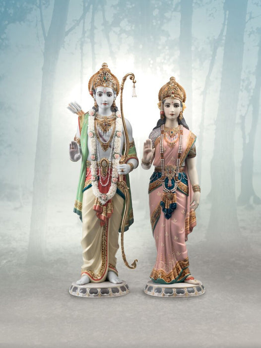 Lladro Rama and Sita Sculpture Limited Edition