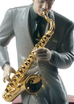Lladro Jazz Saxophonist Figurine