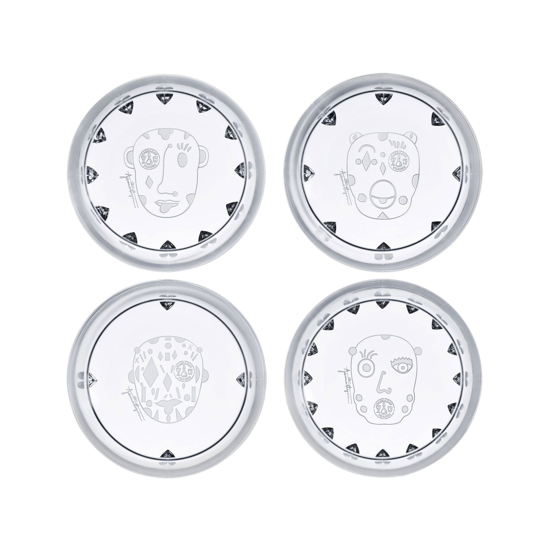 Baccarat Faunacrystopolis Tumblers