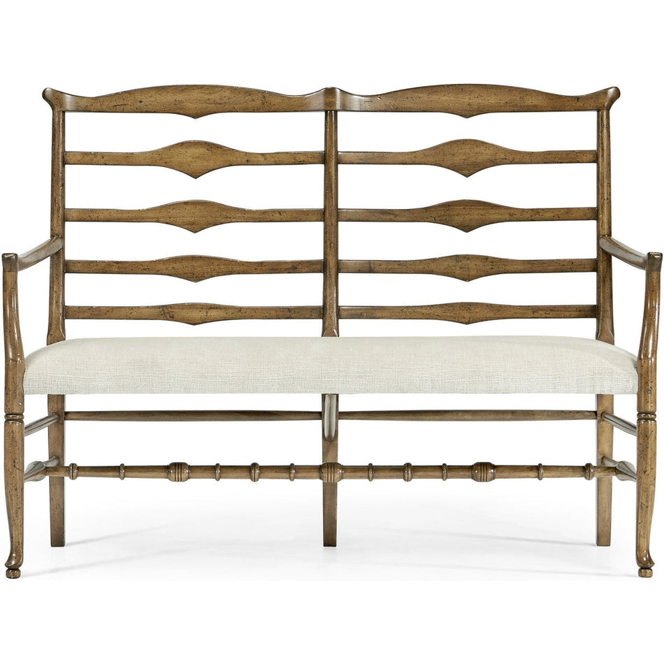 Jonathan Charles Casual Ladderback Bench