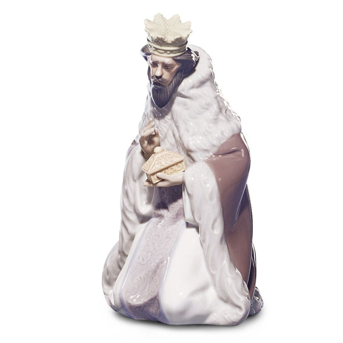 Lladro King Gaspar Nativity Figurine-II