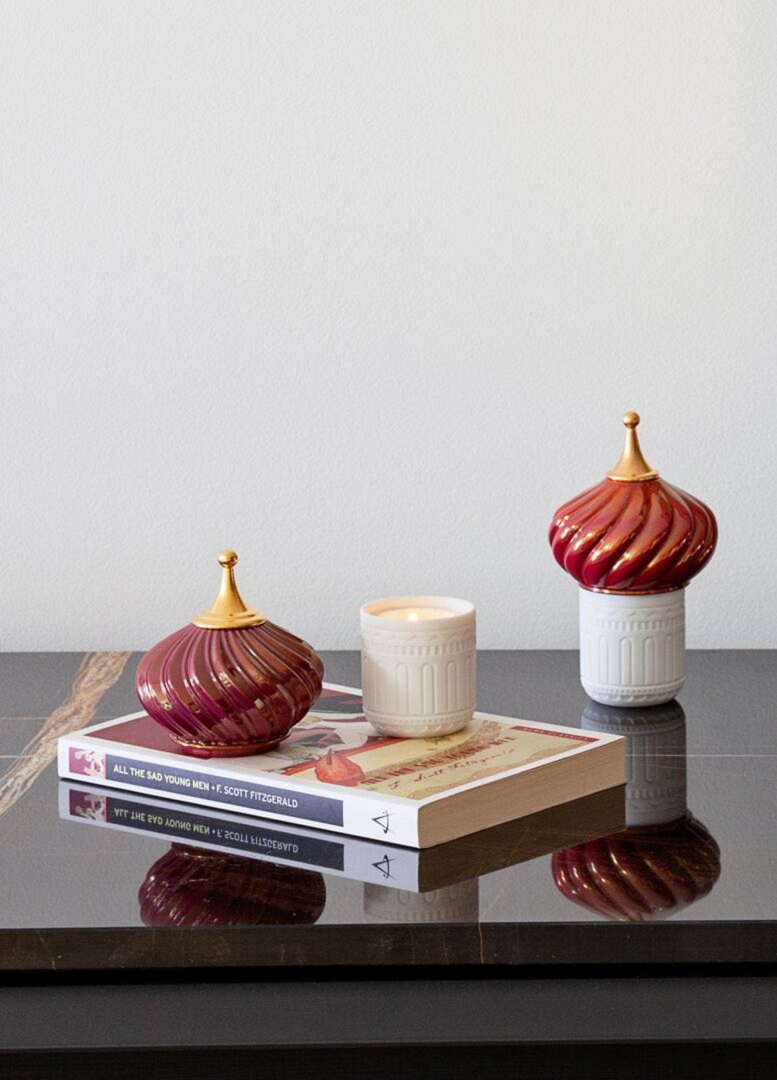 Lladro Mulberry Spire Candle 1001 Lights Night approaches Scent