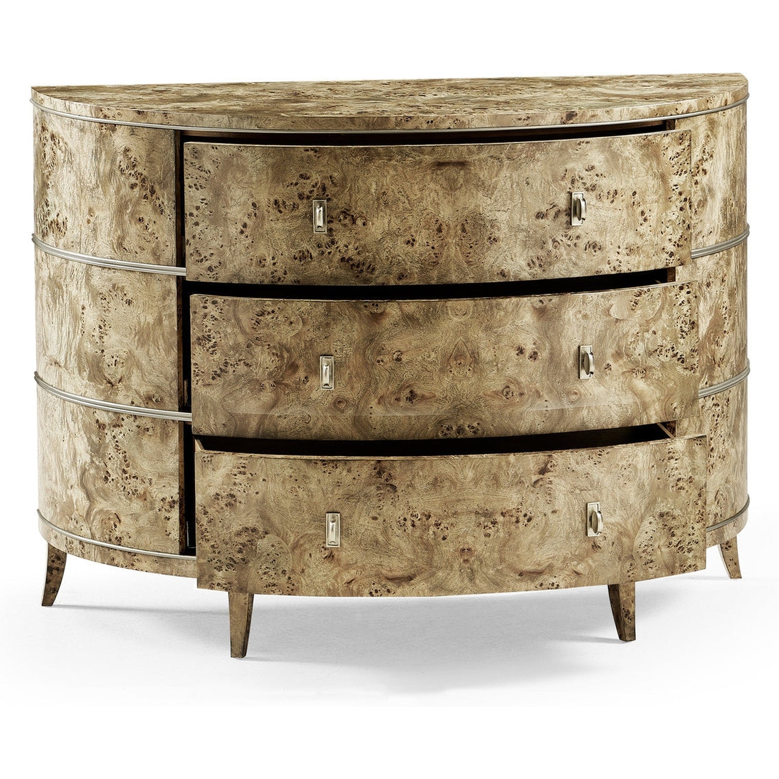 Jonathan Charles Fulgurite Mappa Burl Demilune