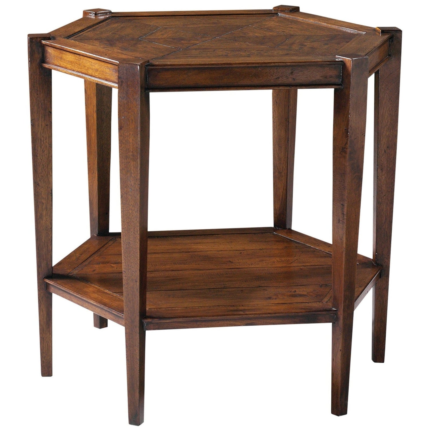 Maitland Smith Dudley Hexagonal Lamp Table