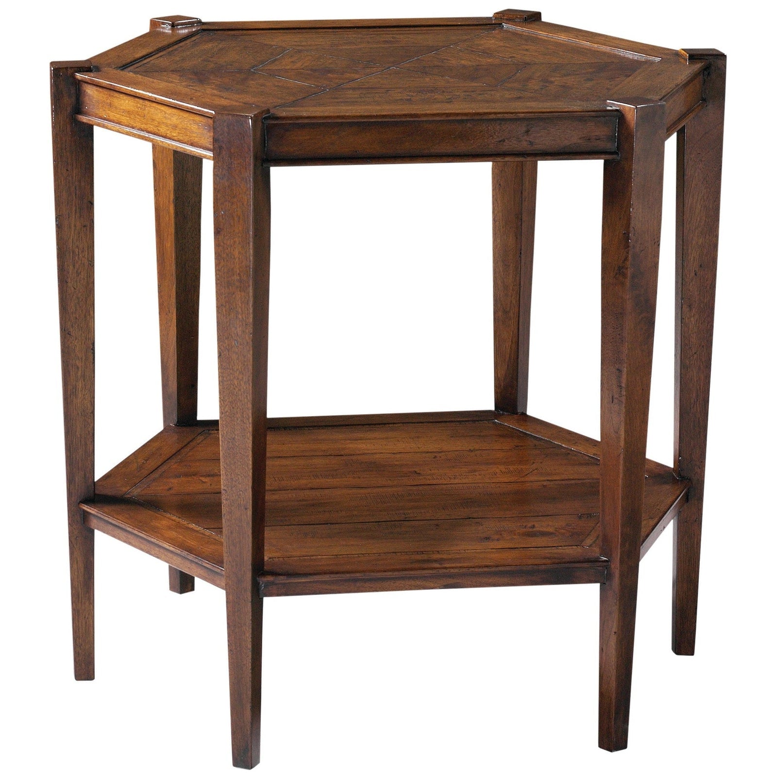 Maitland Smith Dudley Hexagonal Lamp Table