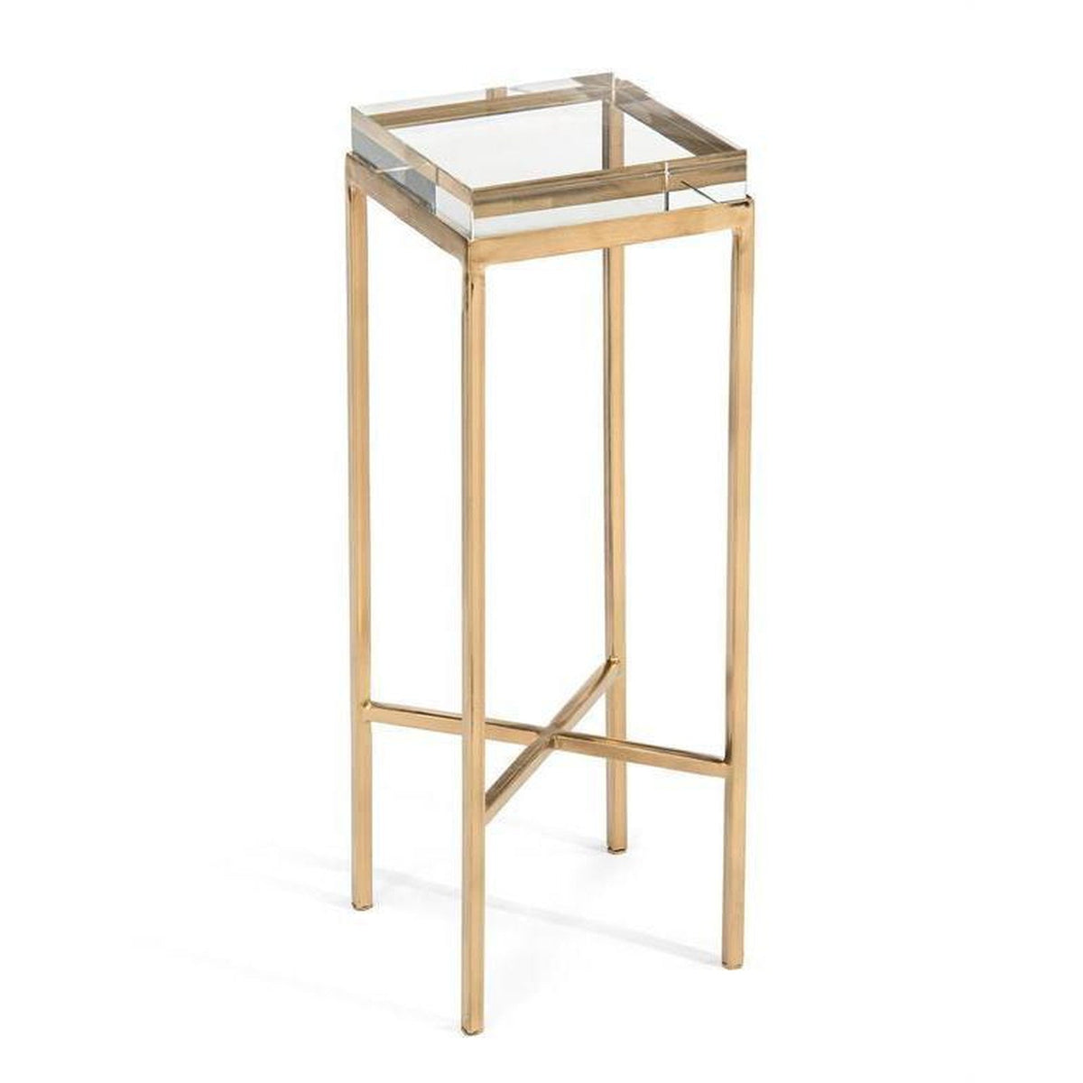 John Richard Glass Block Martini Table