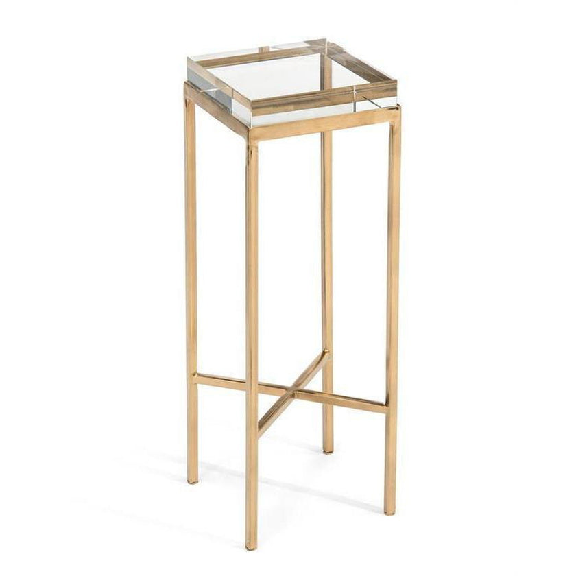 John Richard Glass Block Martini Table