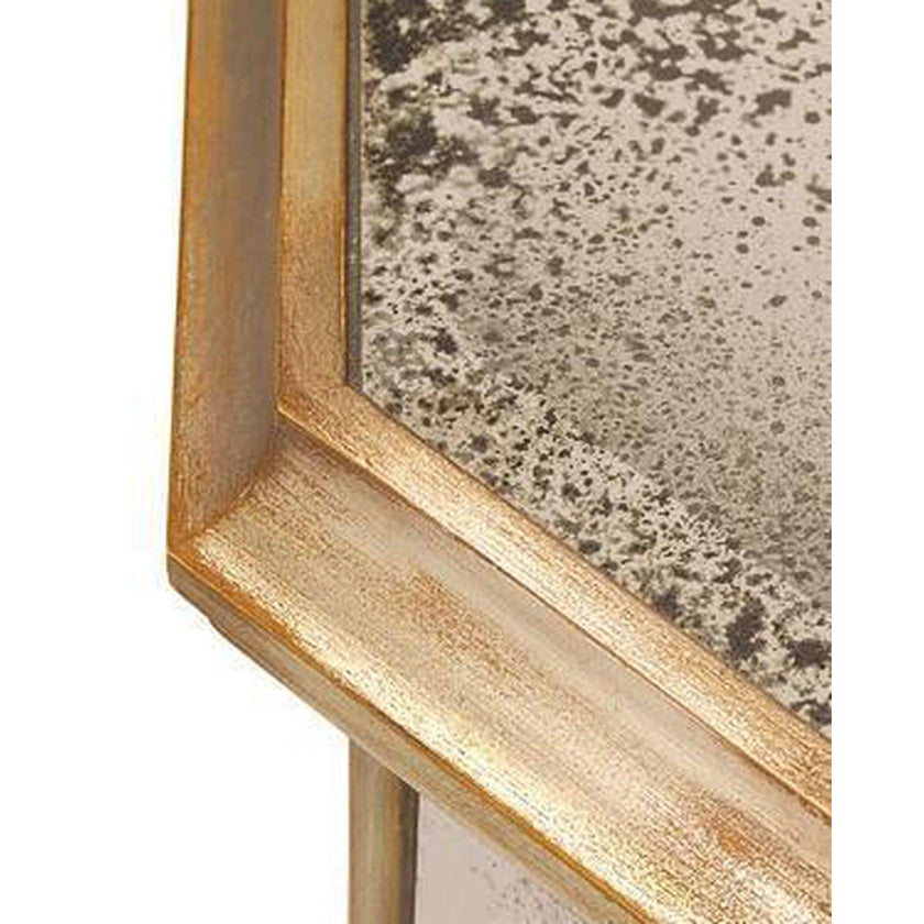 John Richard Juno Foxed Mirror Four Door Credenza