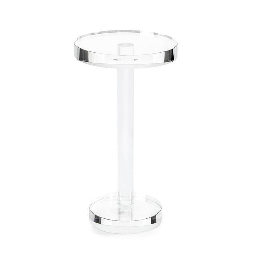 John Richard Round Crystal Martini Table