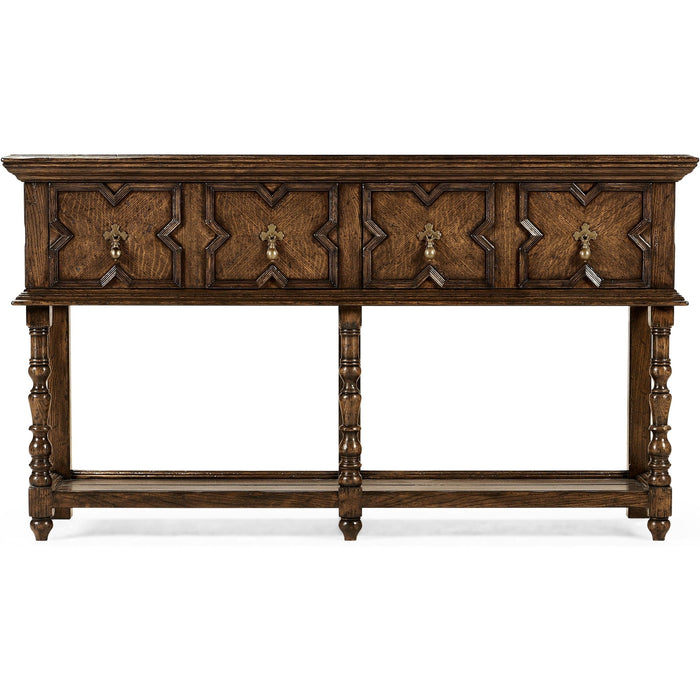 Jonathan Charles Tudor Style Dark Oak Buffet